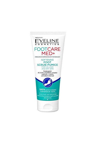 Eveline Cosmetics FootCare Med+ Softening Foot Scrub-Pumice – Advanced Podolo...