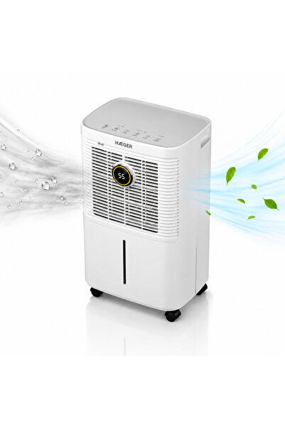 HAEGER Dezumidificator digital DIGI DESUMI 10, Capacitate 10 L/zi, Afișaj dig...