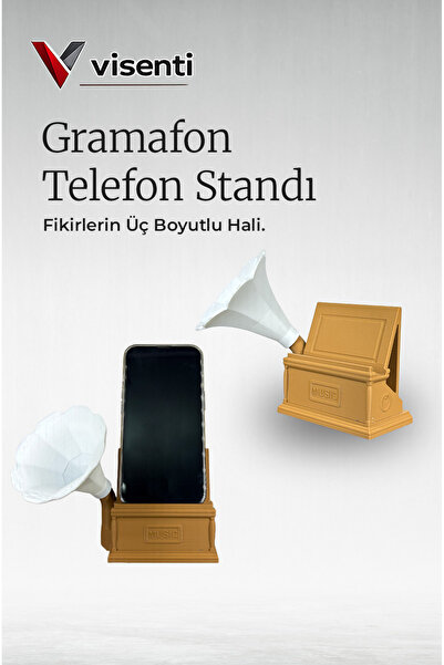 Gramafon Telefon Standı