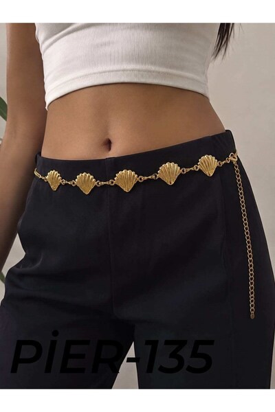 Bozhi Waist Belt Chain Belt Minimal Elegance Suitable for Daily Combinations ...