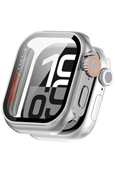 CaseOnn Apple Watch Series 7 45mm Kılıf Watch Ultra Görünümlü Dönüştürücü Ser...