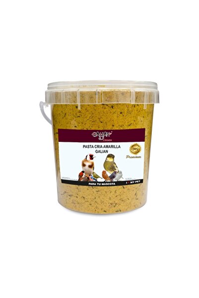 Generic Brand معجون تغذية أصفر للطيور - دلو 900 غرام غذاء مغذٍ للكتاكيت والطي...