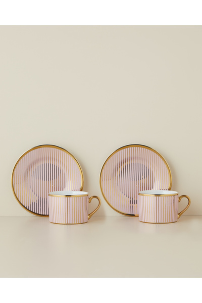 English Home Livora New Bone China 4 Parça 2 Kişilik Çay Fincanı Takımı 220 m...
