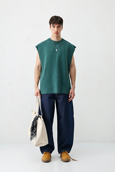 VAMOSCLO Basic Sleeveless T-Shirt