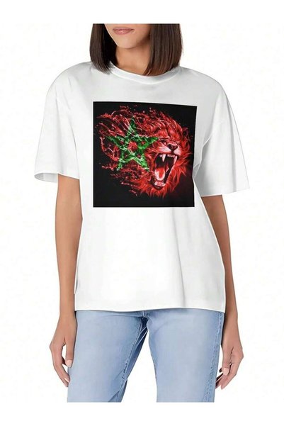 23ERVA World Cup Casual Short Sleeve T-Shirt Solid Color Loose Design Versati...