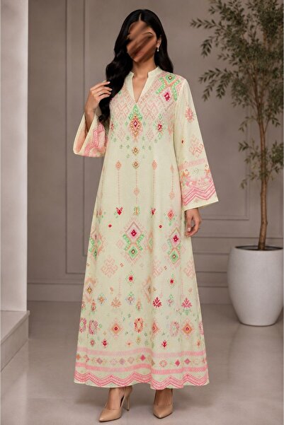 Jood Women's Medical Jacquard Robe with Rhinestones