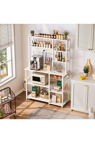 GoldenLike Multiduty Storage Rack 97*40*170cm Kitchen Organizer Iron Storage ...