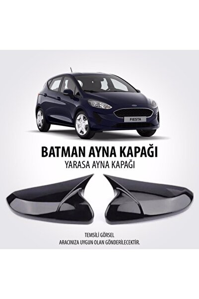 AKSOY Fiesta Mk6 Batman Yarasa Ayna Kapağı Piano B. 2008-2017 Ve Montaj Bandı--