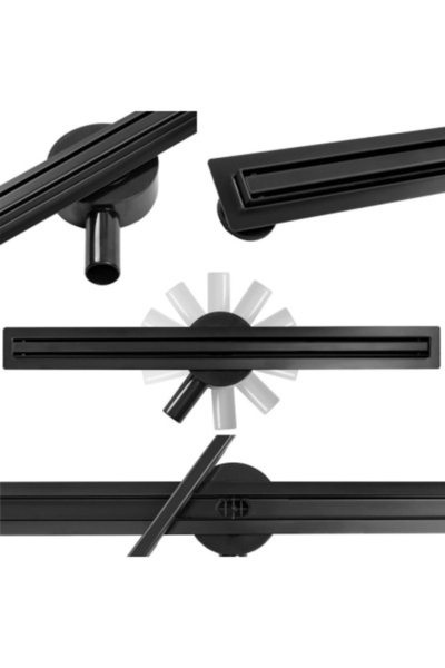 Calani Rigolă de Duș Liniară ECO360 Slim 70 cm Black