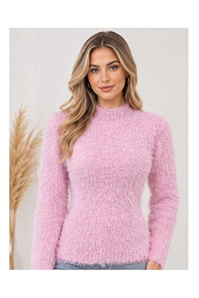 ASEZ BUTİK ZERAFETİN ADRESİ Asez Boutique Women's Plush Fuzzy Knitwear Sweate...