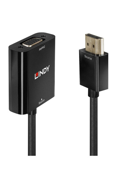 LİNDY Adaptor LY-38291 Convertor HDMI 1.3 la VGA, negru