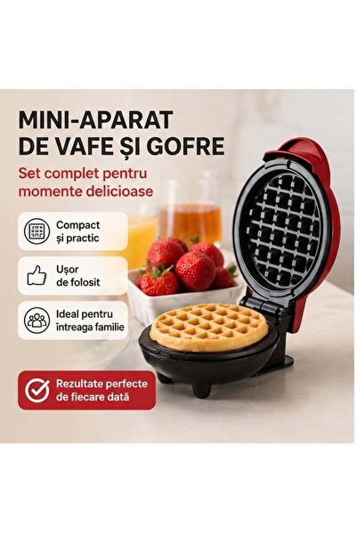 OEM Mini Aparat de Făcut Vafe/Gofre cu Înveliș Antiaderent