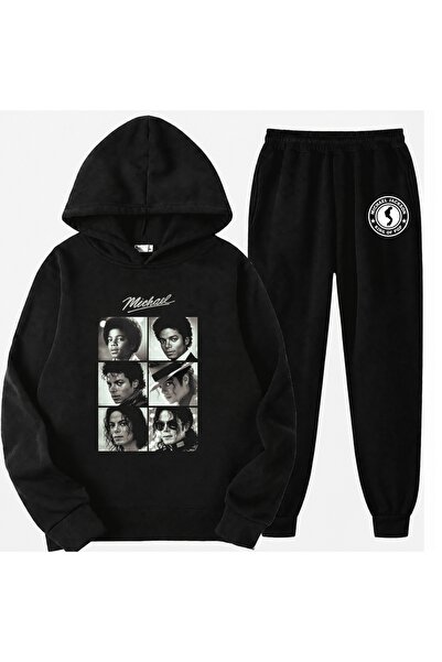 SVART WEAR Set de hanorac și pantaloni de trening pentru copii cu imprimeu Mi...