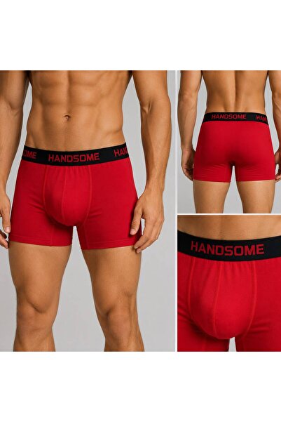 Softwearr Men's Lycra Red Color Boxer.