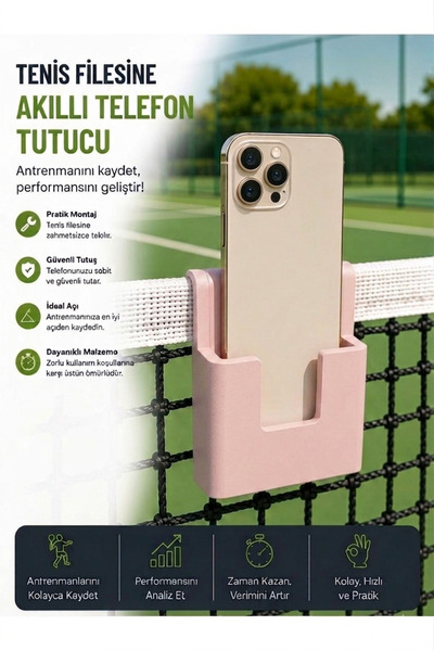 Mescolare Tenis filesi telefon tutucu, Tenis antrenman aparatı