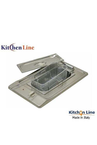 Kitchen Line مقلاة كهربائية مدمجة 30 سم من الفولاذ المقاوم للصدأ الإيطالي - 2...