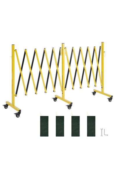 Vivatechnix Poarta de securitate dublu extensibila, Lungime max 5.46 m, 6 x r...