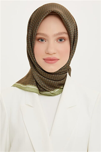 Armine Silk Scarf Nostalgia - 8733-10 Oil Green Twill