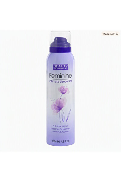 BEAUTY FORMULAS Beauty Formula Deodorant Spray for Sensitive Areas-150Gr