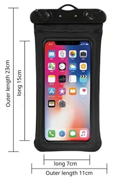 Choice Black IP68 PVC Waterproof Phone Case Swimming Waterproof Bag Universal...