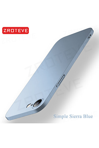 Choice35 iPhone17e Simple Sierra Blue For IPhone17e IPhone16e Case ZROTEVE Sl...