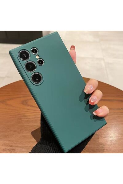 Choice83 S26 Ultra Dark Green ShockProof Back Cover Liquid Silicone Case For ...