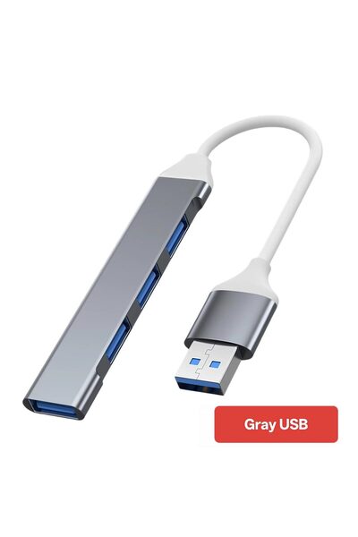 choice2 WHITE USB HUB Extender 4 Port Splitter Adapter OTG Docking Station Fo...