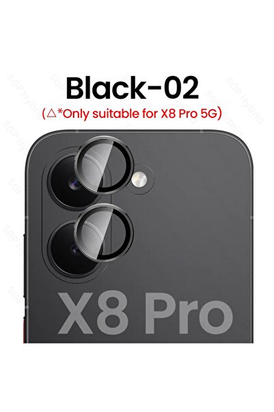 Choice for Poco X8 Pro Black-02 Pocco Poko Little X8Pro Alloy Aluminum Ring C...