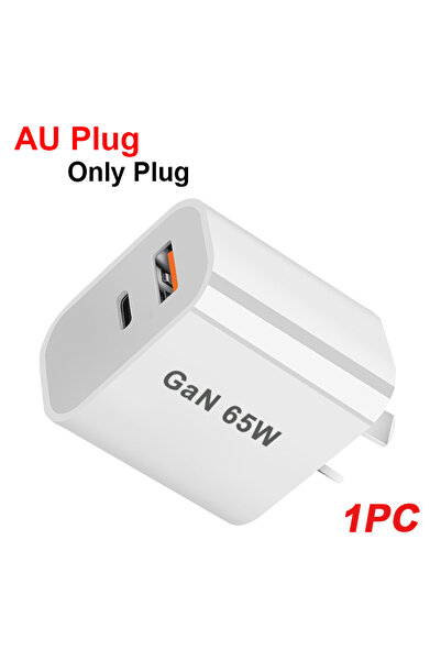 Choice1 65W AU Plug--1PC 55w 65w AU Plug Fast USB Charger Type C Charger for ...