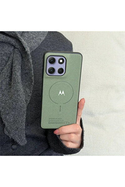 Choice green Moto Signature Business Leather Magnetic Case for Signature Moto...
