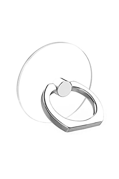 Choice14 Sliver Transparent Cell Phone Ring Holder Stand 360° Degree Rotation...