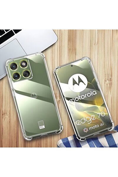 choice2 Motorola Edge 70 Pro Transparent Transparent TPU Shockproof Protectio...