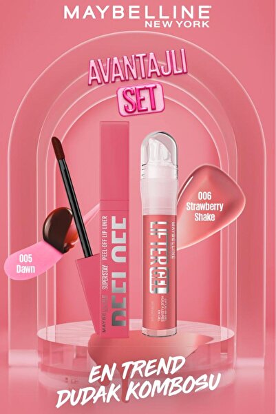 Maybelline New York Super Stay Dudak Tinti Peel Off 005 Dawn&Lifter Gel Dudak...