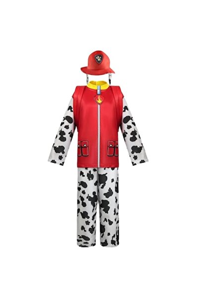 OEM Costum copii Marshall cu rucsac, Paw Patrol, alb, 3-4 ani