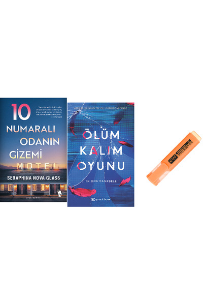Epsilon Yayınevi The Mystery of Room 10 + the Death Chamber Game 2 Book Set K...