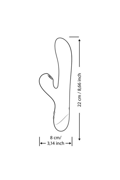 Romp VIBRATOR PULSE RABBIT DUAL PENTRU PUNCTUL G ALBASTRU ELECTRIC