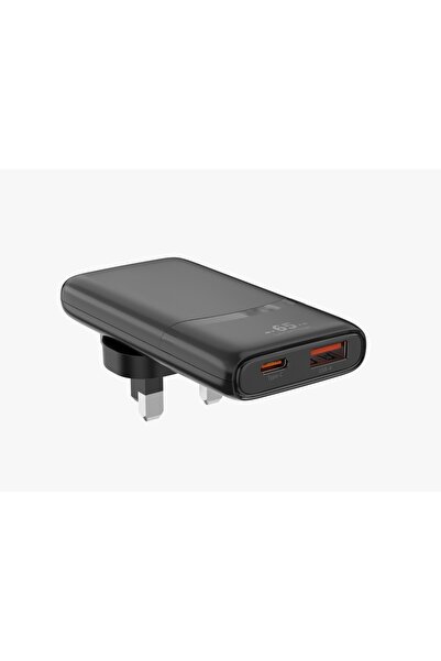 iOsuite شاحن حائط نحيف بقوة 65 واط بتقنية GaN مع منفذ USB-C ومنفذ USB-A للشحن...