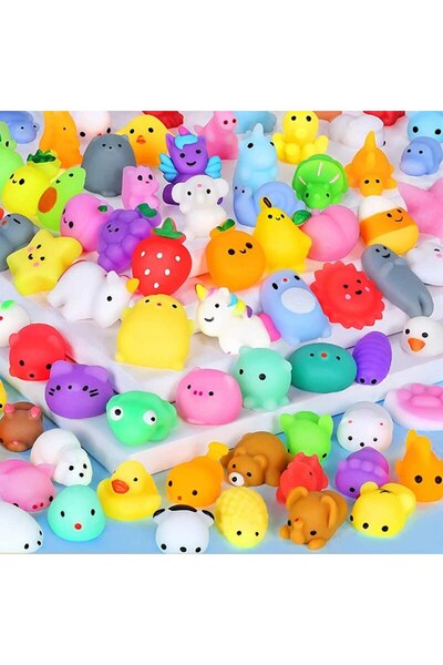 Choice 20PCs 20Pcs Mini Cute Cartoon Animal Stress Relief Toys For Boys Girls...