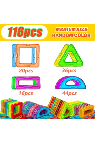 Choice6 116pcs Magnetic Building Blocks DIY Magnets Toys STEM Toys Constructi...