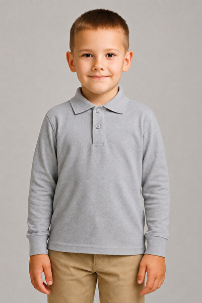 Trendy Mall Polo Collar Plain School Lakos (Forma)
