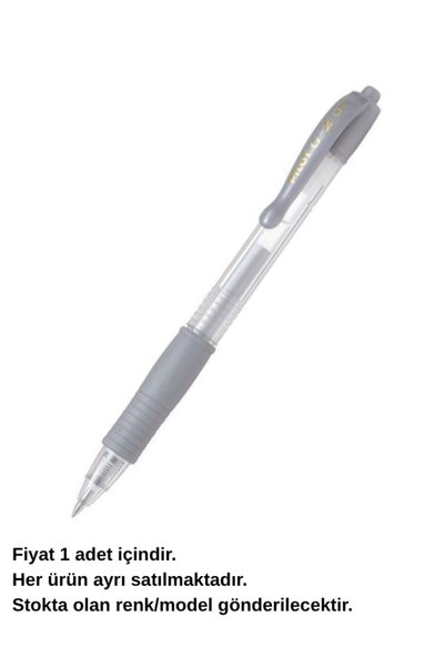 Pilot G2 0.7 Gri Roller Kalem BL-G2-7-PAW