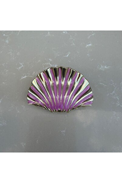 nesdesignn Sea Shell Metal Latch Buckle - Purple