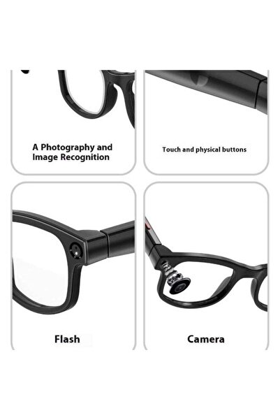 BlueFire Smart AI Translation Glasses with Dual Cameras | 1080P HD Video Recording | Real-Time Language Translation | Voice Assistant | App Control | Magnetic Charging | Business & Travel Smart Eyewea