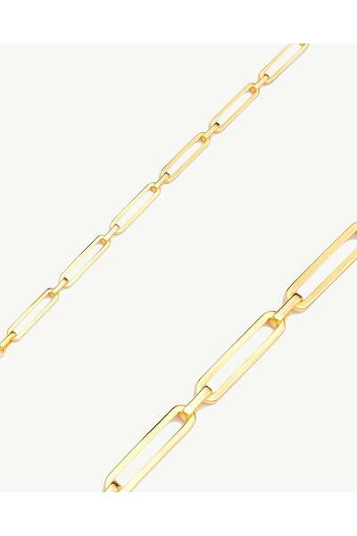 Stemma Jewelry Brățară Basic Chain din Argint 925, Placat cu Aur