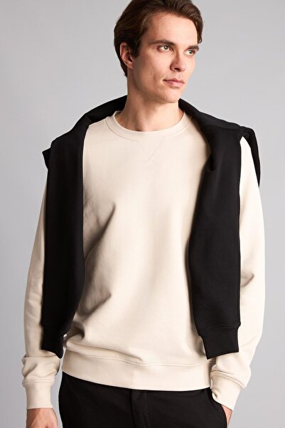 DeFacto Crew Neck Long Sleeve Basic Sweatshirt E8339Ax26Au