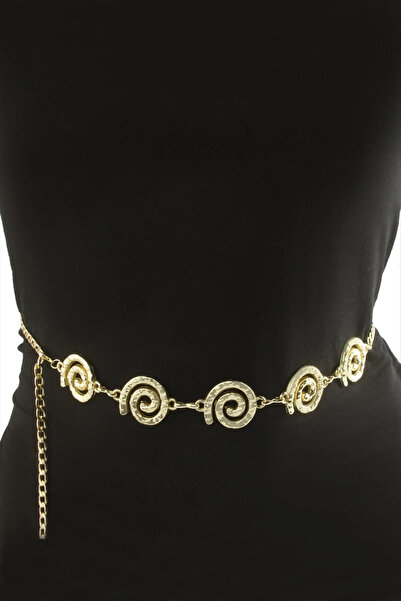 Mercansa Flower Metal Chain Belt