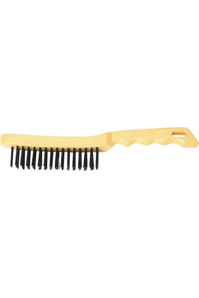 OEM Perie de sârmă oțelită GYS 290mm, 4 rânduri, mâner din plastic