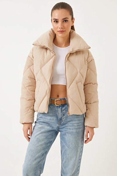 Efnaz style Women's Oversize Beige Coat