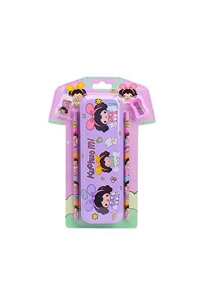 Zen Store Kawaii Cartoon Pencil Case Stationery Set for Kids | Cute School Gi...