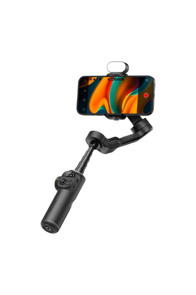 AOCHUAN X2 Stabilizator Gimbal pentru Smartphone cu 3 Axe, cu Lumină RGB, Bat...